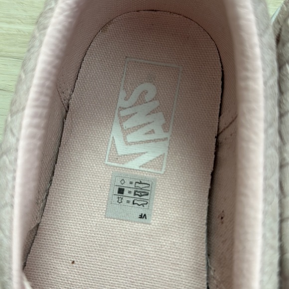 Vans Unisex Blush Pink Slip Ons - Picture 2 of 5